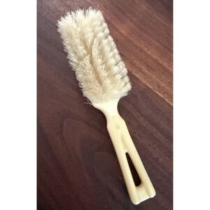 Vintage Stanley Hair Brush Nylon Bristle Ivory Cream Color 6.5"